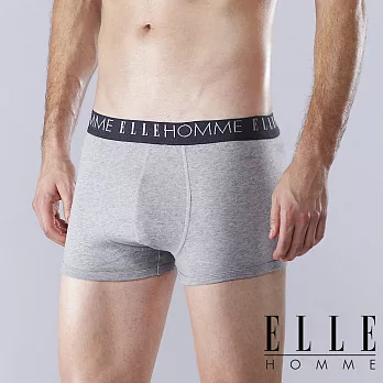 ELLE HOMME經典萊卡平口褲M灰色