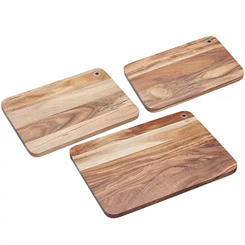 《KitchenCraft》刺槐木砧板3件