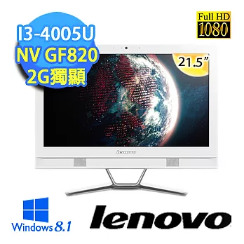 【Lenovo】C40-30 21.5吋 i3-4005U 雙核心FHD畫質獨顯時尚美型液晶電腦(F0B400D7TW)★附 原廠鍵盤滑鼠組★