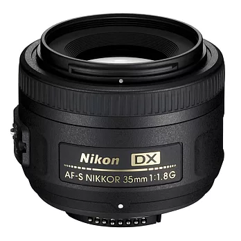 (平行輸入)Nikon AF-S DX NIKKOR 35mm f/1.8G 定焦鏡頭-送保護鏡(52mm)