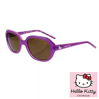 Hello Kitty 兒童太陽眼鏡-優雅氣質款,附Kitty眼鏡盒紫色