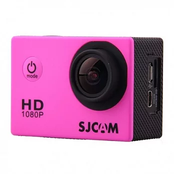 SJCAM 原廠 SJ4000 1080P 運動型攝影機 多色可選 弘豐公司貨保固一年 送原廠電池一顆粉紅色