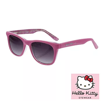 Hello Kitty 兒童太陽眼鏡-可愛學院款,附Kitty眼鏡盒淡粉