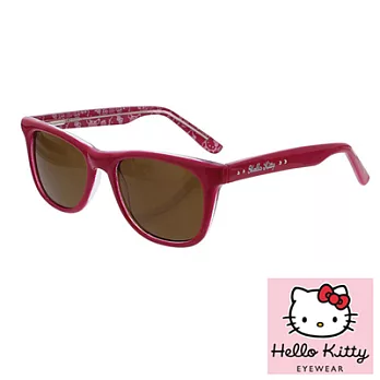 Hello Kitty 兒童太陽眼鏡-可愛學院款,附Kitty眼鏡盒 粉紅