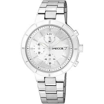 CITIZEN WICCA 摩登新觀感優質亮麗腕錶-貝殼面-BM2-217-11