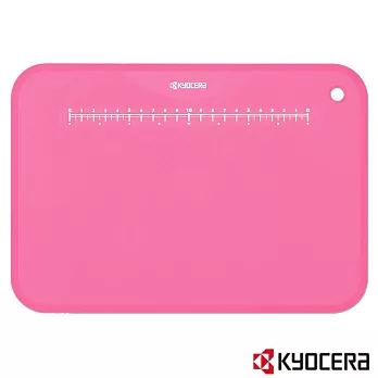 【KYOCERA】日本京瓷抗菌砧板附直立架(粉紅)