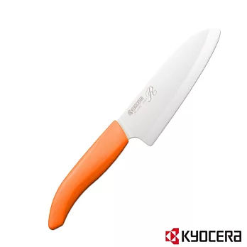 【KYOCERA】日本京瓷多功能陶瓷刀14cm(橘)