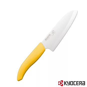 【KYOCERA】日本京瓷多功能陶瓷刀14cm(黃)