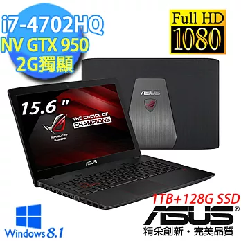 【ASUS】GL552JX-0031A4702HQ 15.6吋FHD電競筆電(i7-4702HQ/8G/2G獨/1TB+128GSSD/Win8.1)