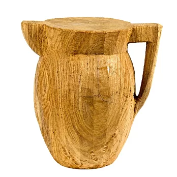 ﹝荷蘭 Pols Potten﹞Wooden stool round pitcher 茶壺木凳