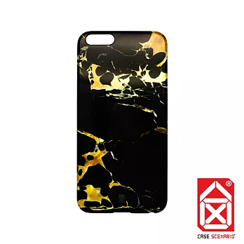 CASE SCENARIO 大理石紋 iPhone 6 Plus 5.5 吋手機保護殼-琥珀金(CS-IP6P-C01)