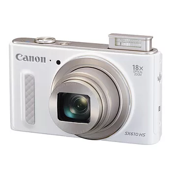 (公司貨)Canon PowerShot SX610 HS 薄型高變焦相機-送原廠袋+32GC10卡+專用電池..共8好禮/白色