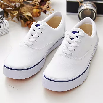 【中國強】MIT 運動休閒帆布鞋CH105白藍(女鞋)39白藍