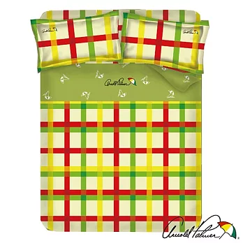 【Arnold Palmer雨傘牌】田園交響曲-40紗精梳純棉床包被套雙人四件組