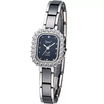 Ogival 愛其華薔薇陶瓷真鑽腕錶 320-03DLS