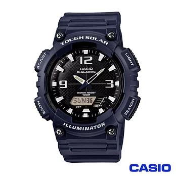 CASIO卡西歐 英超球隊風格時尚雙顯優質腕錶-藍 AQ-S810W-2A2