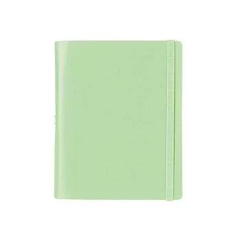 Jadeco / 客製 平紋皮革筆記本 A5空白內頁 薄荷色