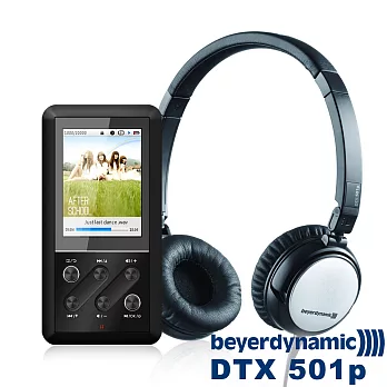 FiiO X3隨身音樂播放器 +德國拜耳動力DTX 501p耳罩式耳機黑