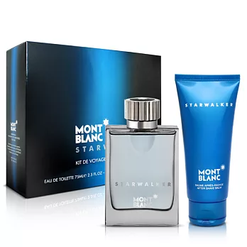 MONTBLANC 萬寶龍 星際旅者淡香水禮盒(淡香水75ml+鬍後乳100ml)-贈品牌紙袋