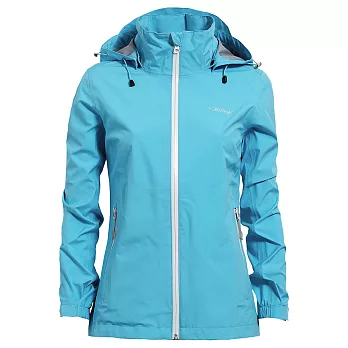 【hilltop山頂鳥】女款GoreTex 抗UV單件式防水外套H22FQ8-M水藍