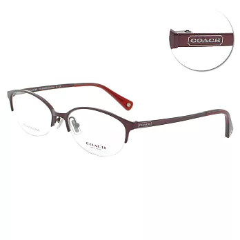 【COACH】鈦金屬半框光學眼鏡(5056TD-9134)