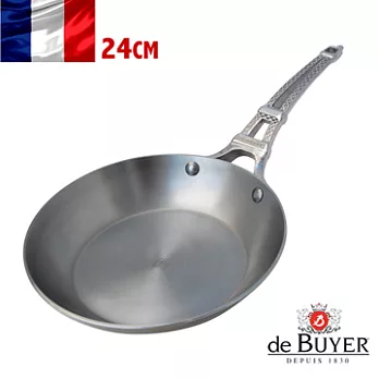 |DE BUYER| 法國畢耶﹝巴黎蜂蠟系列﹞鐵塔握柄平底鍋 24cm