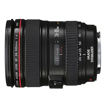 (公司貨)Canon EF 24-105mm F4 L IS USM 變焦鏡-送TOKO濾鏡(77)+大吹球清潔組+LP1專業拭鏡筆