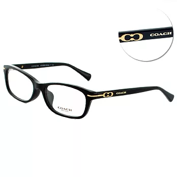 【COACH】氣質小框光學眼鏡(質感黑# 6054F-5002)