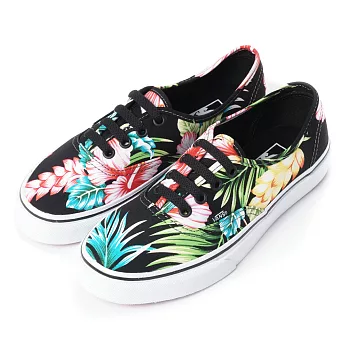 【G.T. Company】VANS HAWAIIAN FLORAL 帆布滑板鞋戶外休閒鞋5黑底花