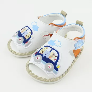 【愛的世界】LW兜風趣寶寶鞋/學步鞋-台灣製-13白色