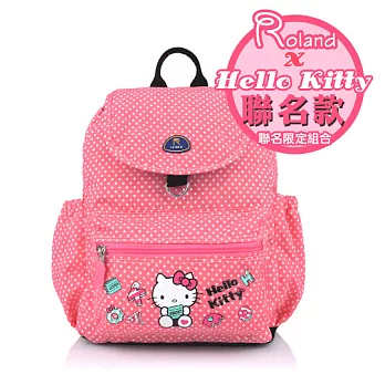 Roland & hello Kitty聯名Mini Dora兒童後背包午後時光粉