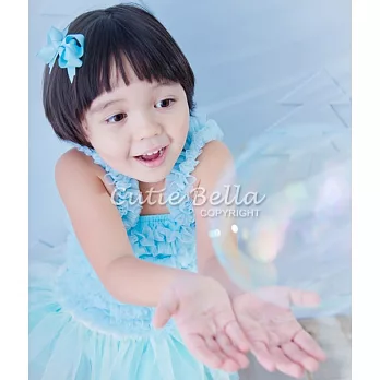 Cutie Bella雪紡紗蓬蓬上衣Light Blue(130CM)