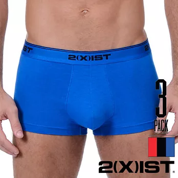 2(X)IST 基本彈性Stretch(3件組) 低腰四角褲S紅黑藍