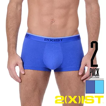 2(X)IST 基本彈性Stretch(二件組) 低腰四角褲S藍綠+藍紫