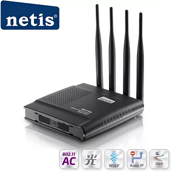 netis AC雙頻Gigabit無線分享器(WF2780)