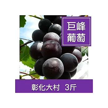 ★預購★彰化大村【巨峰葡萄】3斤