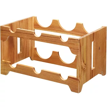 《KitchenCraft》刺槐木雙層酒架