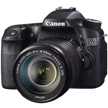(公司貨)Canon 70D+18-135mm STM 變焦鏡組-送32GC10卡~5/31止~再送原電(LPE6)+專用快門線+UV鏡(58)..共8好禮