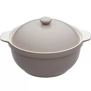 《KitchenCraft》附蓋陶製湯鍋(灰褐)