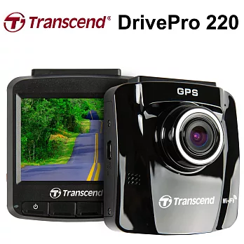 創見DrivePro 220 Wi-Fi+GPS軌跡行車記錄器附贈16GB原廠記憶卡