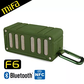 MiFa F6 無線NFC隨身藍芽MP3喇叭叢林綠