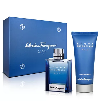 Salvatore Ferragamo 湛藍之水男性香氛禮盒 (香水50ML+沐浴膠100ML)