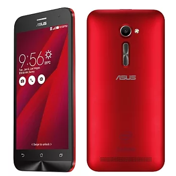 ASUS ZenFone 2 ZE500CL (2G+16G) 5吋 HD 4G全頻手機(簡配/公司貨)紅色