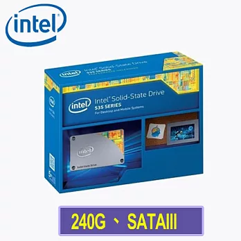 Intel 535系列 240GB 2.5吋 7mm SATAⅢ 固態硬碟