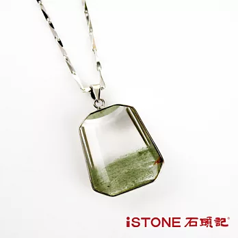 石頭記 綠幽靈水晶項鍊-正財-10.6g