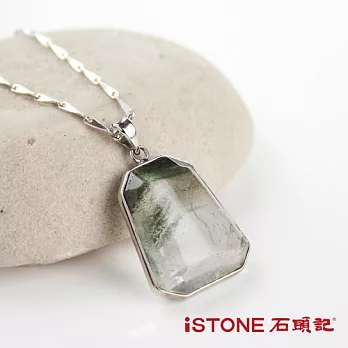 石頭記 綠幽靈水晶項鍊-正財-7.3g
