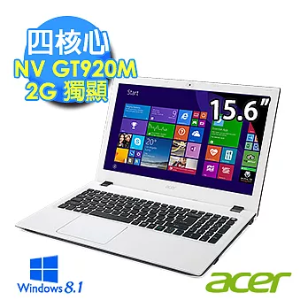 【Acer】E5-532G-P8JR 15.6吋筆電(N3700/四核心/4G/2G獨/500G/WIN8.1)白
