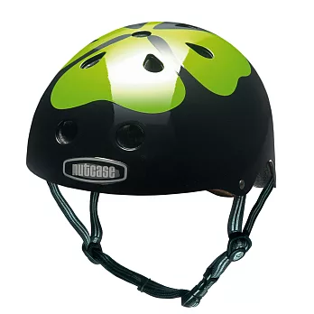 【hilltop山頂鳥】NUTCASE彩繪安全帽T41X02-2002/GOT LUCKM綠色