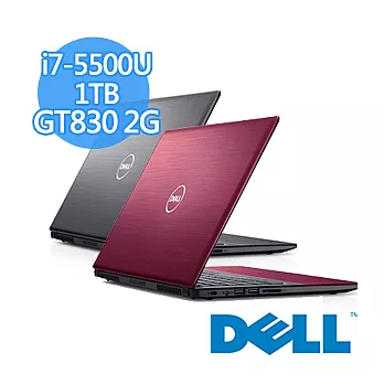 【DELL 戴爾】Vostro系列 14吋 i7-5500U 輕薄強效獨顯機《紅色》(V5480R-1728RTW)