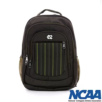 NCAA - 三層條紋雙層後背包 - 雙彩棕雙彩棕